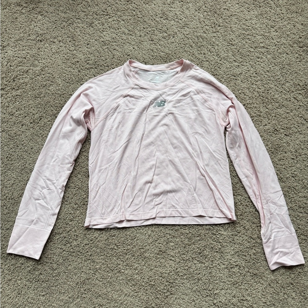 New balance  Soft Pink Long Sleeve Top